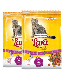 VERSELE-LAGA Lara Adult Sterilized Krmivo pre sterilizované mačky 20 kg (2 x 10 kg)
