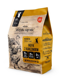 WIEJSKA ZAGRODA  Morčacie s kuracím pre mačiatka 5 kg
