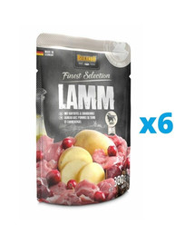 BELCANDO Finest Selection Jahňacie mäso, zemiaky a brusnice 6x300 g