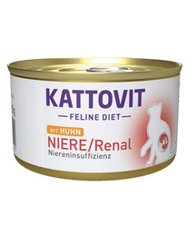 KATTOVIT Feline Diet Niere/Renal Chicken 85 g