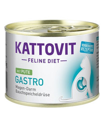 KATTOVIT Feline Diet Gastro Turecko 185 g