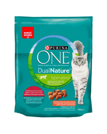 PURINA ONE Dual Nature Spirulina Sterilcat s hovädzím 750 g