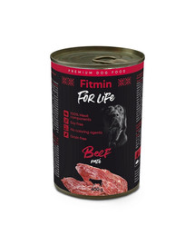 FITMIN For Life dog pate s hovädzím 400 g