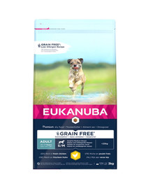 EUKANUBA Adult Grain Free S/M 3 kg