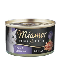 MIAMOR Feline Filets s tuniakom a kalamármi 100 g