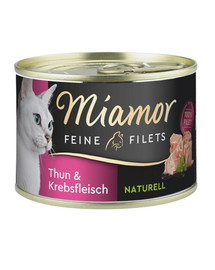 MIAMOR Feline Filets s tuniakom a krabom 156 g
