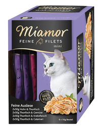 MIAMOR Feine Filets Mini Multibox kuracie s tuniakom  8 x 50 g