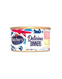 BUTCHER'S Classic Delicious Dinners mus losos s krevetami 85 g
