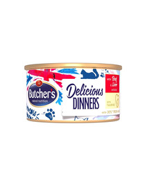 BUTCHER'S Classic Delicious Dinners hovädzia pena s pečeňou 85 g
