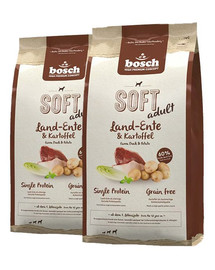 BOSCH Soft Krmivo s kačacím mäsom a zemiakmi 25 kg (2 x 12,5 kg)