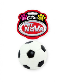 PET NOVA DOG LIFE STYLE Hračka futbalová lopta, 7 cm