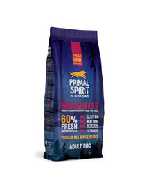 PRIMAL SPIRIT Wilderness krmivo pre psov s bravčovým mäsom 12 kg