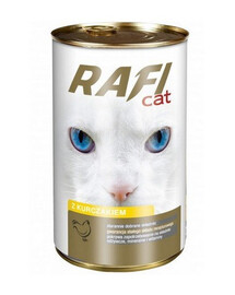 DOLINA NOTECI RAFI Adult Hydinové 415g konzerva pre mačky