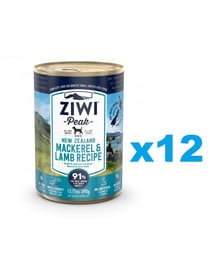 ZIWIPEAK Dog Mackerel&Lamb 12 x 390 g