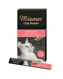 MIAMOR Cat Cream krem s lososom 6 x 15 ml
