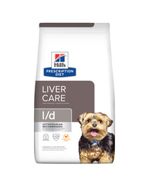 HILL'S Prescription Diet Canine l/d 4 kg pre psy s ochorením pečene