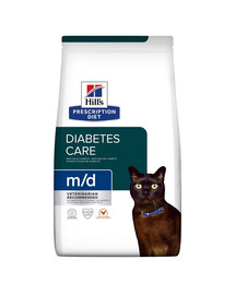 HILL'S Prescription Diet M/D Diabetes Feline With Chicken 3 kg