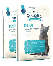 SANABELLE Dental Krmivo pre mačky 20 kg (2 x 10 kg)