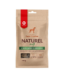 MACED Super Premium Naturel Soft pochúťka pre psov z hovädzieho mäsa s oreganom 100g