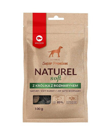 MACED Super Premium Naturel Soft Pochúťka pre psov s králikom a rozmarínom 100g