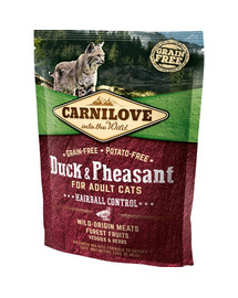 CARNILOVE Cat Grain Free Duck & Pheasant Adult Hairball Control 400 g