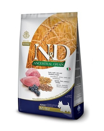 Farmina N & D Low Grain Dog Adult Lamb & Blueberry 2,5 kg