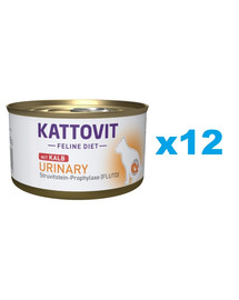 KATTOVIT Feline Diet Urinary Veal 12 x 85 g