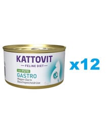 KATTOVIT Feline Diet Gastro Turkey 12 x 85 g