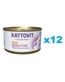 KATTOVIT Feline Diet Sensitive Chicken 12 x 85 g