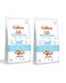CALIBRA Dog Life Junior Medium Breed Chicken 24 kg (2 x 12 kg)
