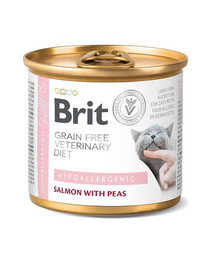 BRIT Veterinary Diet Hypoallergenic Salmon&Pea 200 g