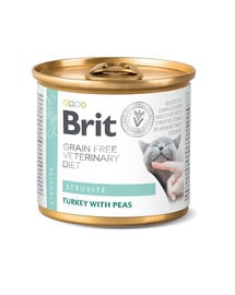 BRIT Veterinary Diet Struvite Turkey&Pea 200 g