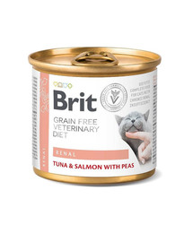 BRIT Veterinary Diet Renal Tuna&Salmon&Pea 200 g