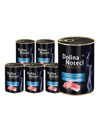 DOLINA NOTECI Premium Bohatá jahňacina pre dospelé mačky 12x400 g