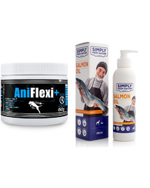 GAME DOG AniFlexi+ V2 150 g + SIMPLY FROM NATURE Lososový olej 250 ml GRATIS