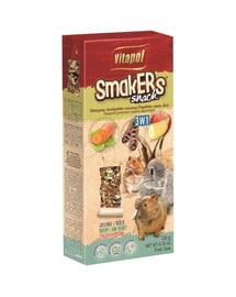 VITAPOL Smakers pre hlodavce - mix 1 3ks 120g