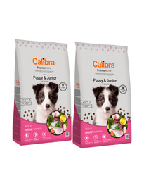 CALIBRA Dog Premium Line Puppy&Junior 24 kg (2 x 12 kg)