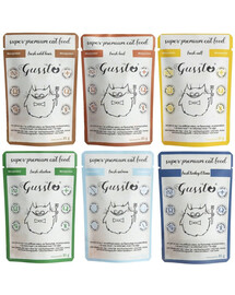 Gussto Cat zmes chutí 6x85 g