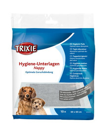 TRIXIE Hygienická podložka s aktívnym uhlím pre šteňatá 60x60cm 10ks