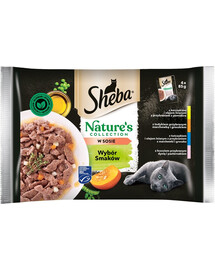 SHEBA Nature’s Collection kompletné krmivo pre dospelé mačky výber príchutí v omáčke