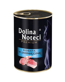 DOLINA NOTECI Premium Bohatá jahňacina pre dospelé mačky 400 g