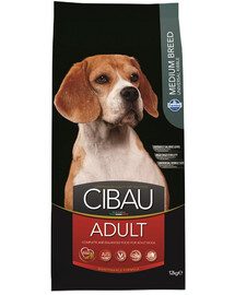 CIBAU Adult Medium pre dospelé psy stredných plemien s hmotnosťou 12 kg
