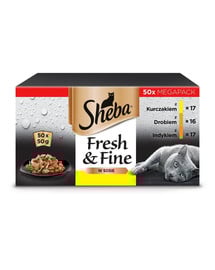 SHEBA Fresh&Fine 50x50 g