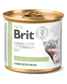 BRIT Veterinary Diet Diabetes Lamb&Pea  200 g