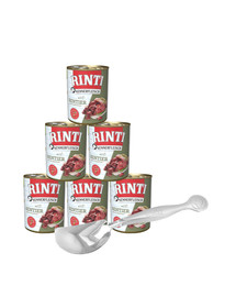 RINTI Kennerfleisch Reindeer 6x 400 g + lyžička ZADARMO