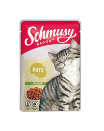 SCHMUSY RAGOUT s morčacím mäsom v želé 22x100 g