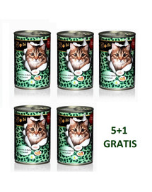 O'CANIS Králičie s hydinou a lososový olej 400 g  5 + 1 GRATIS