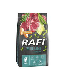 RAFI Junior suché krmivo pre psov s jahňacím mäsom 10kg
