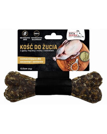 SYTA MICHA Kosť na žuvanie posilňujúca pre šteniatka a seniorov 13,5 cm