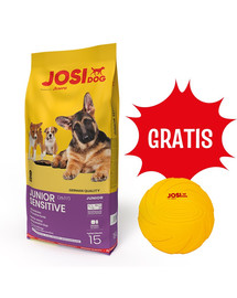JOSERA JosiDog Junior Sensitive 15kg + FRISBEE ZADARMO